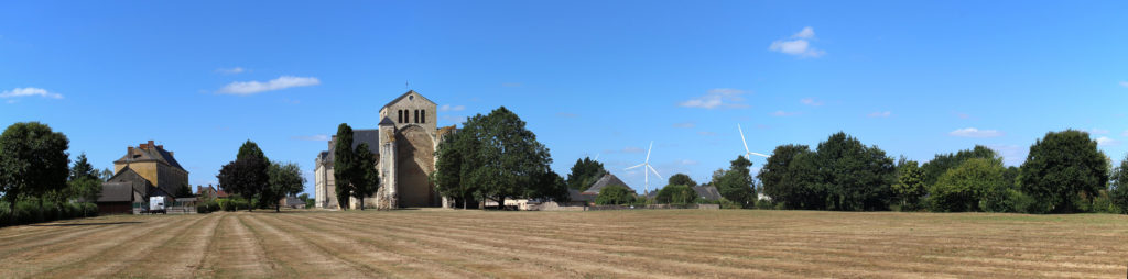 Photomontage du projet éolien de Rose des Vents à Fontaine-Couverte